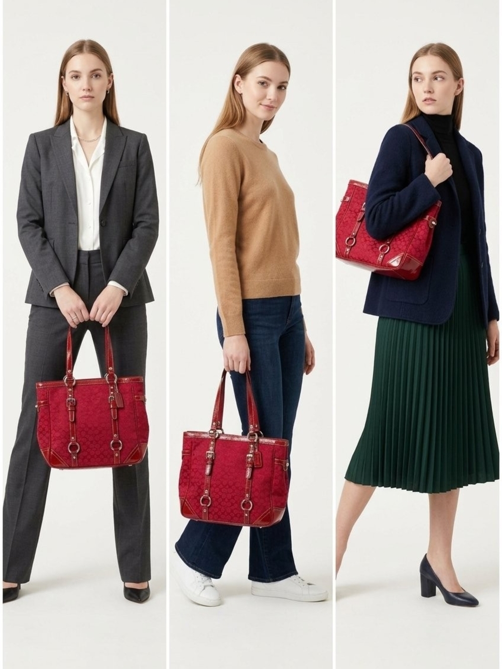 Coach Red Tote Bag - Women